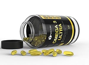 Omega 3 Ultra - Fish Oil Pills - Dr Recommended EPA & DHA Fatty Acids - Liquid Soft Gel Capsules - Better than Gummies and Flaxseed Oil Supplements