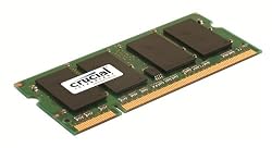 Crucial 2GB 256Mx64PC2-5300 CT25664AC667 DDR2 200-Pin SODIMM Laptop Memory