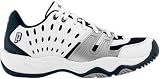Prince Junior's T22 Tennis Shoe (White/Navy/Silver)