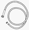 12 Foot Natural Gas Hose with Quick Disconnect