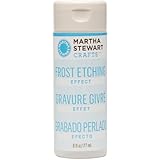 Martha Stewart 32202 6-Ounce Frost Etching Effect