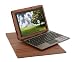 Navitech Brown Executive Premium Leather Flip Carry Case Fits With & Without Docking Keyboard With A