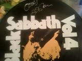 Black Sabbath Vol. 4 Ozzy Autographed Signed Earmark Picture Disc Record Lp