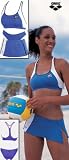 Arena Bustierbikini, blau