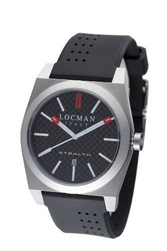 LOCMAN Watches:Locman Amazon Exclusive Men's 201CRBBK Quartz Stealth Sports Watch Images