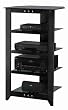 SANUS 5 SHELF AV STAND BLACK NIC
