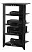 Sanus NFA245 5-shelf audio component rack Black