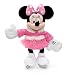 Disney, Minnie Mouse Signature 2011 Ice Skating Christmas Holiday Soft Plush Doll Toy