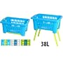 W�schekorb mit ausklappbaren Beinen Stand - W�sche&hellip von MQ-Power
