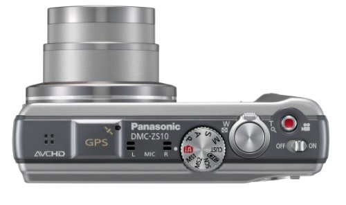 Panasonic Lumix DMC-ZS10 14.1 MP Digital Camera with 16x Wide Angle Optical Image Stabilized Zoom and Built-In GPS Function (Silver)