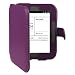Leather Case for Barnes & Noble Nook Simple Touch with GlowLight , Purple