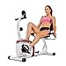 Marcy Recumbent Exercise Bike, White