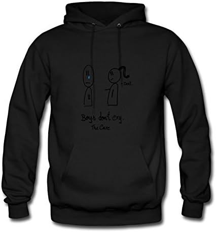 Men Sweatshirts Boys Don't Cry Print For Style Personality Hoodies-black Large