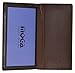 Moga Handmade Genuine Leather Checkbook Cover Italian Design (Brown)