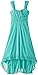 Ruby Rox Big Girls' Matte Jersey Dress with Rouched Bodice
