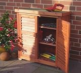GARTENSCHRANK, 95 x 87 cm, Fichtenholz, für Kissen oder Geräte