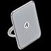 JOINNEW@ Silver New Bunker Ring Stand Holder for Apple iPod ipad mini ipad 2 3 4 iPhone 4 4s iphone 5 Samsung Galaxy s3 SIII S4 i9500 Samsung Note II Nokia LG HTC One X etc.