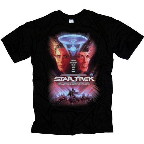 Star Trek The Final Frontier Star Trek V Motion Picture Poster T-Shirt