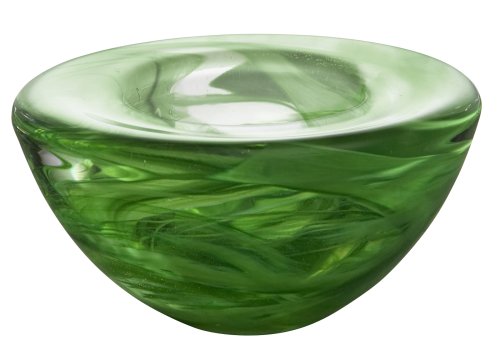 Kosta Boda Atoll Votive Grass Green