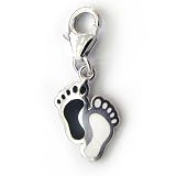 Produkt-Bild: ZEEme Charms-Anh&auml;nger F&uuml;sse 925/- Sterling Silber 159240096R