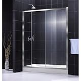 DreamLine INFINITY 56-60 x 72 Clear Glass Shower DoorChrome