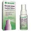 Olive Leaf Throat Spray (Raspberry Spearmint) 1 oz Homeopathic by Seagate
