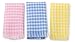 DISH TOWELS 3PC/PKG PK/BL/YEL