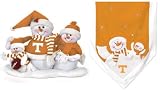 SC Sports Tennessee Volunteers Table Top Snow Family With Table Runner