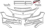 3M Lackschutz Folie Frontschutzset transparent incl. Ladekante (Mercedes C-Klasse Limosine)