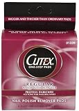 Cutex Essential Care One Step Acetone Nail Polish Remover Pads, 6 oz (Quantity of 5)