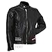 GFCRLTR Diamond PlateTM Rock Design Genuine Buffalo Leather Motorcycle Jacket