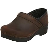 Dansko Women's Professional Oiled Leather Clog,Antique Brown/Black,39 EU / 8.5-9 M US