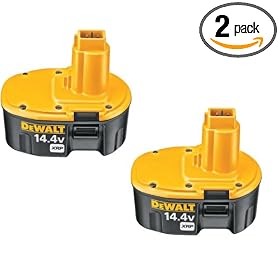 DeWalt DC9091-2 14.4 Volt XRP 2.4 Amp Hour NiCad Pod Style Battery