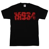 METAL GEAR SOLID MGS4 LOGO W/ BULLET Licensed Black Cotton Tee