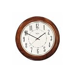 Ridgeway Clocks 5027 Gourmet I Round Quartz Wall Clock in Cherry