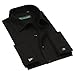 ZERDSKY Men's Slim Fit Solid Color French Cuff Dress Shirt(Cufflinks Included)