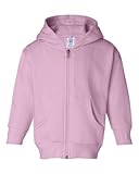 Rabbit Skins Toddler Hooded Full-Zip Sweatshirt Hoodie Sweatshirt (Assorted Colors)