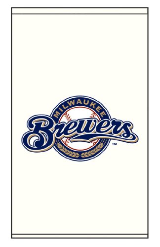 Roller Shades MLB Milwaukee Brewers Primary Logo - Off-White Background 0565_0002