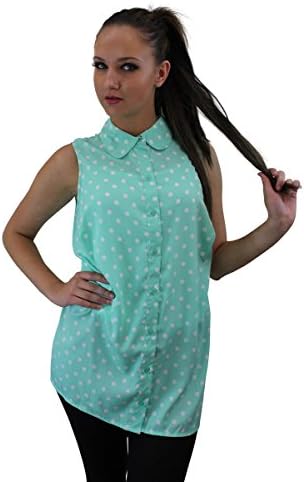 Girl Talk Clothing New Look Plus Size Polka Dot Blouse