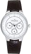 Skagen Men's Brown Pebble Straps 331XLSL1 Brown Leather Quartz Watch with White Dial