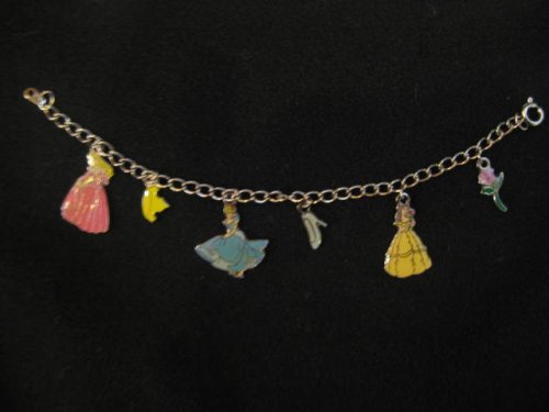 Cover image : Disney Princess Charm Bracelet Cinderella Aurora Sleeping Beauty Belle