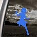 Naruto Sakura Blue Decal Car Truck Bumper Window Blue Sticker