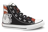 Converse Chuck Taylor All Star Dr. Seuss Black/Grenadine Canvas Shoes 617749F