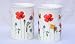 Pair Fine English Bone China Mugs Meadow Flowers Chintz