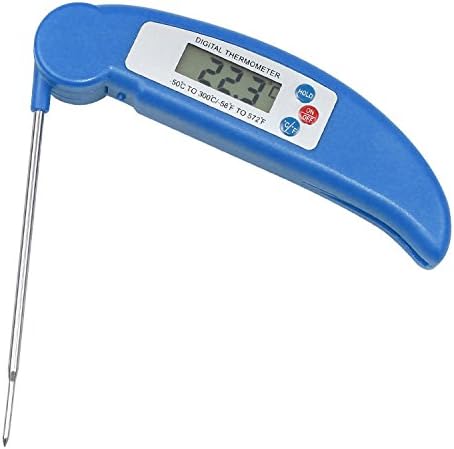 Ultra Fast &amp; Accurate High-Performing Foldable Digital Thermometers Best for Kitchen Household Cooking Food Meat Grill BBQ And Liquid- Blue
