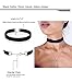 6 PCS Womens Black Velvet Choker Necklace for Women Girls Lace Chokers Gothic Tattoo Necklace Pendant