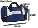 KIS Sports Bag Holdall Showerproof Reflective Blue