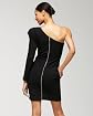 Kardashians by bebe One Shoulder Pleated Dress Product Image