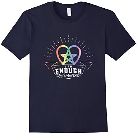Men's i am enough shirt Large Navy