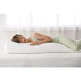  Gaiam Organic Cotton Body Pillow - 250-Thread Shell - 66L x 10W